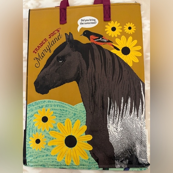 NWT! x3 Trader Joe's Tote Bags/ Louisiana, Maryland, Peanuts - Picture 13 of 15